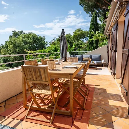 Belle Vue Mer, Plage A Pied, Terrasse, Jardin - Pramousquier לה לבאנדו