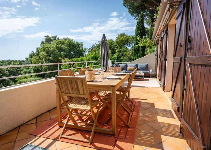 Goodlifepramousquier Belle Vue Mer, A Pied, Classe 3 Etoiles, 2 Chambres, Nature Et Calme Le Lavandou